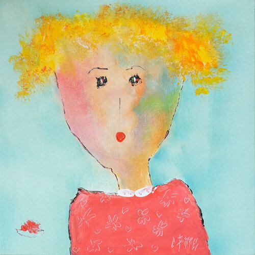 Pâquerette van Christine Barres, Schilderij te koop op Singulart