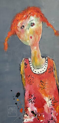 Lilas van Christine Barres, Schilderij te koop op Singulart