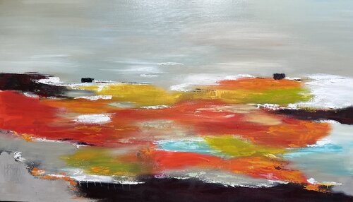 Les grands plateaux van Christine Barres, Schilderij te koop op Singulart