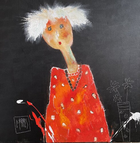 Iris van Christine Barres, Schilderij te koop op Singulart
