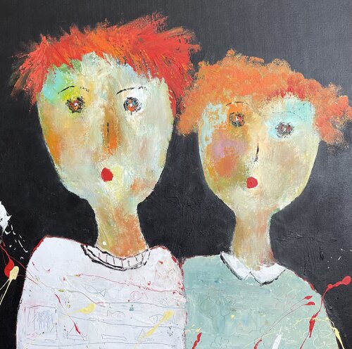 Petite soeur van Christine Barres, Schilderij te koop op Singulart