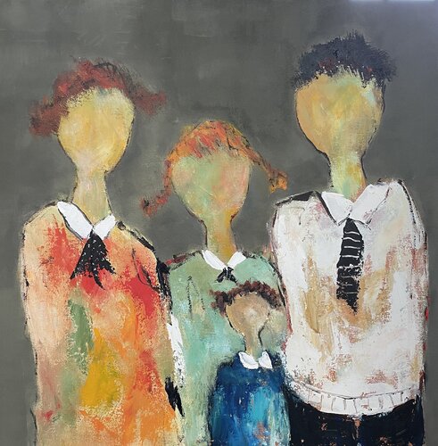 En famille van Christine Barres, Schilderij te koop op Singulart