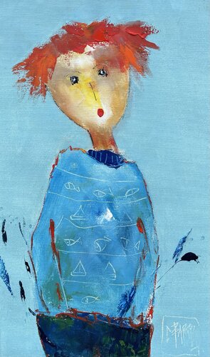 Le petit mousse van Christine Barres, Schilderij te koop op Singulart