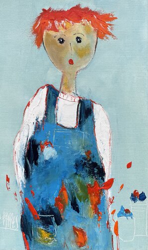 La soeur du petit mousse van Christine Barres, Schilderij te koop op Singulart