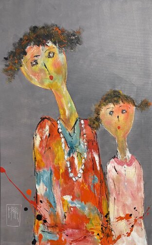 Complicité by Christine Barres, Painting for Sale on Singulart