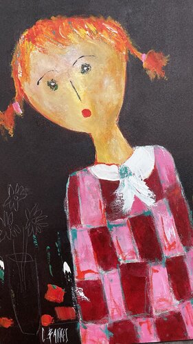 Rose van Christine Barres, Schilderij te koop op Singulart