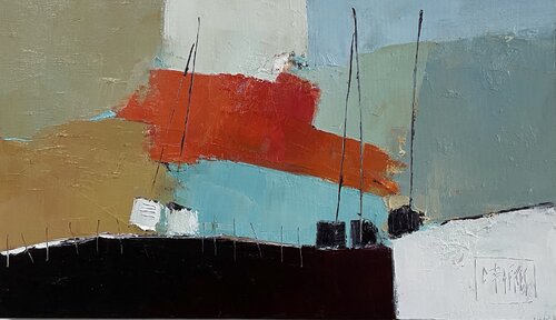 Dans la baie van Christine Barres, Schilderij te koop op Singulart