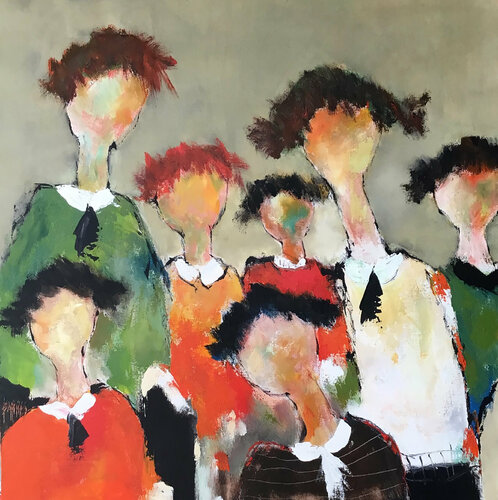 En famille van Christine Barres, Schilderij te koop op Singulart