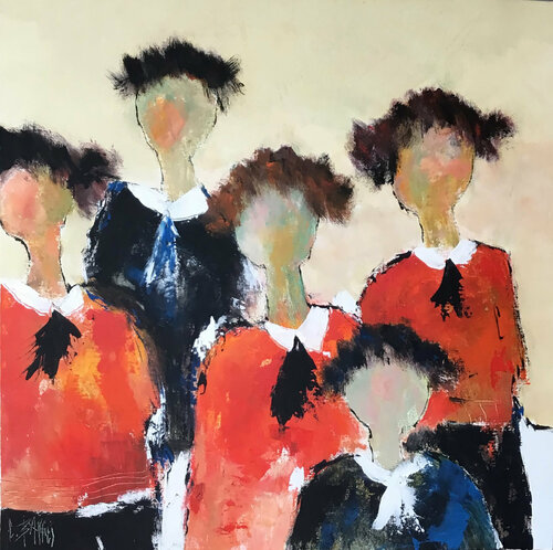 En famille van Christine Barres, Schilderij te koop op Singulart