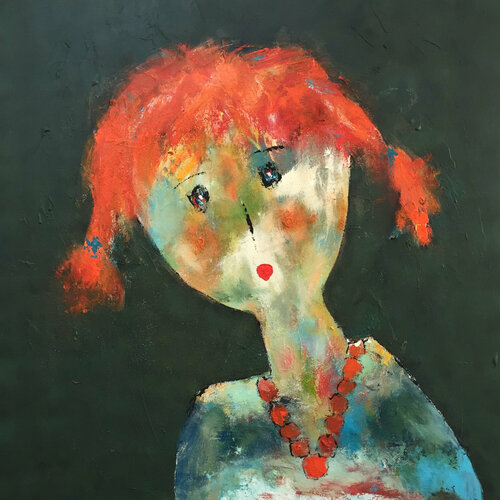 Anémone van Christine Barres, Schilderij te koop op Singulart