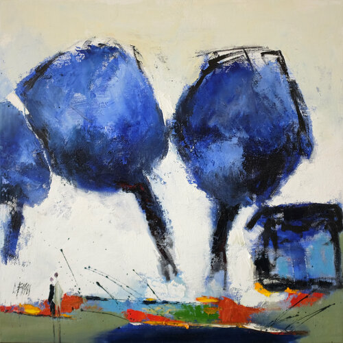 Abstrait van Christine Barres, Schilderij te koop op Singulart