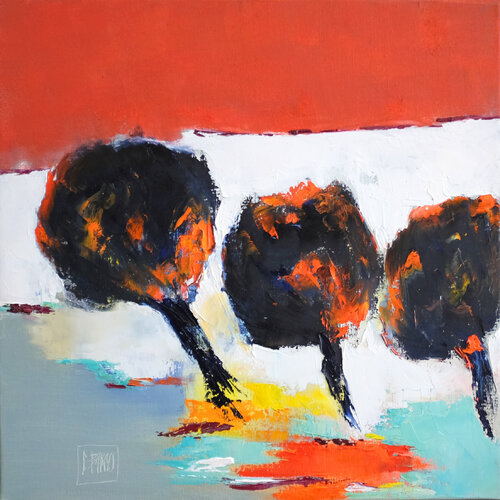 Les pommiers van Christine Barres, Schilderij te koop op Singulart