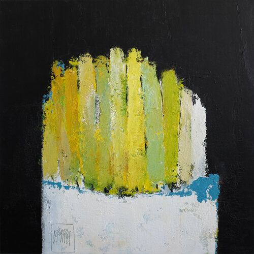 Arbres verts van Christine Barres, Schilderij te koop op Singulart