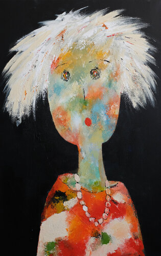 La vie est belle van Christine Barres, Schilderij te koop op Singulart