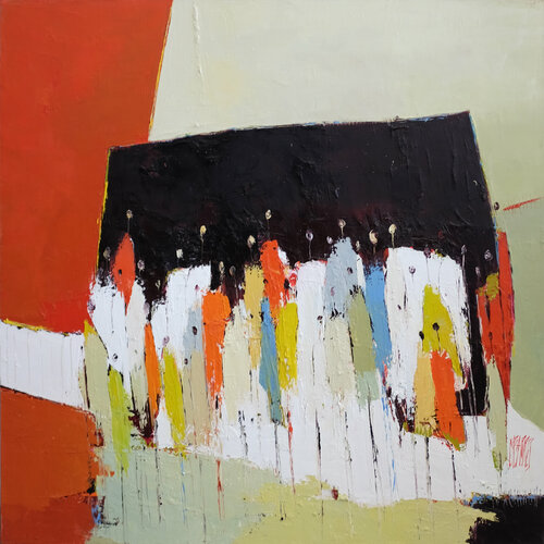 Fête estivale van Christine Barres, Schilderij te koop op Singulart