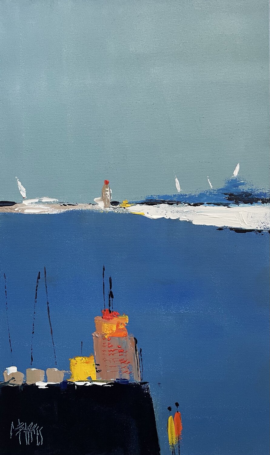 Au port Christine Barres