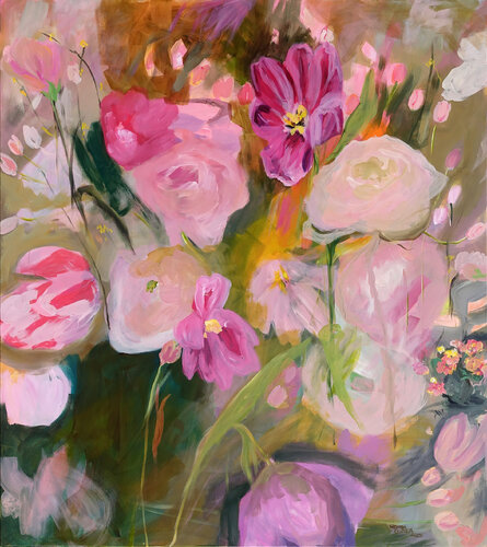 Tulip Triplets de Cosima Gerner, Pintura a la venta en Singulart