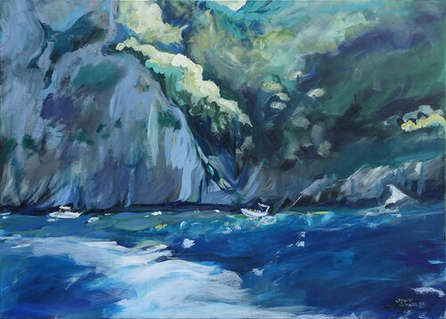 Coast of Capri von Cosima Gerner, Malerei kaufen auf Singulart