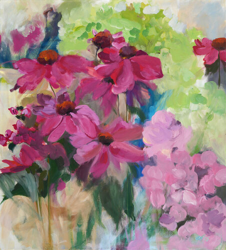 Touch of Echinacea von Cosima Gerner, Malerei kaufen auf Singulart