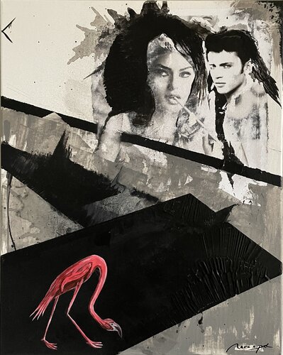 Pink Moment van Marco Opel, Schilderij te koop op Singulart