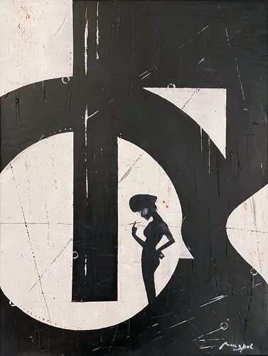 Chill and smoke van Marco Opel, Schilderij te koop op Singulart