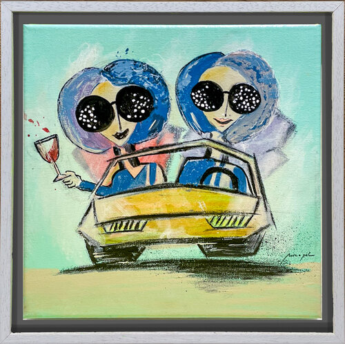 Crazy Ride van Marco Opel, Schilderij te koop op Singulart