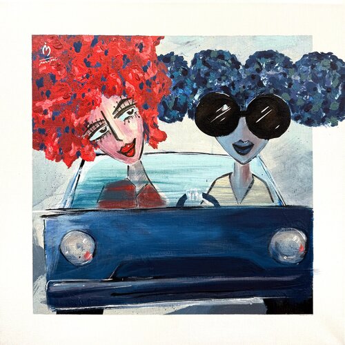 Roadtrip van Marco Opel, Schilderij te koop op Singulart