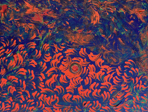 Koi by Zaira Dzhaubaeva Rivera, 絵画 for Sale on Singulart