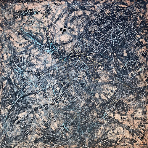 Interactions van Zaira Dzhaubaeva Rivera, Schilderij te koop op Singulart