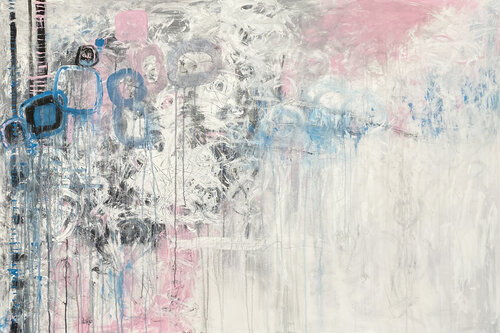 Eight van Zaira Dzhaubaeva Rivera, Schilderij te koop op Singulart
