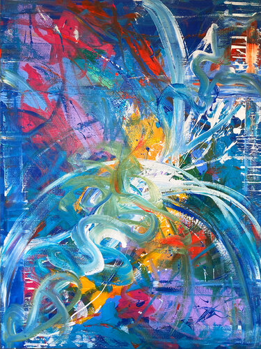 Expo van Zaira Dzhaubaeva Rivera, Schilderij te koop op Singulart