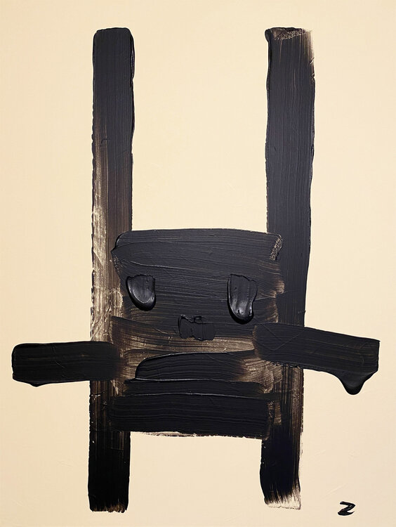Black Rabbit of Good Luck Zaira Dzhaubaeva Rivera