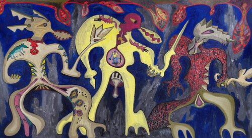 Messengers of Light di Tadas Gutauskas, Pittura in vendita su Singulart