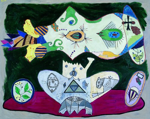 Shining Bodies No. 1 van Tadas Gutauskas, Schilderij te koop op Singulart