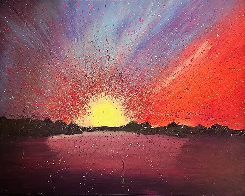 Geneva Sky von Kinjal Trivedi, Malerei kaufen auf Singulart