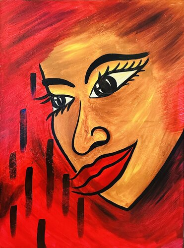 Face von Kinjal Trivedi, Malerei kaufen auf Singulart