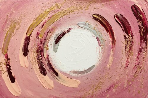 Pink Vortex di Kinjal Trivedi, Pittura in vendita su Singulart