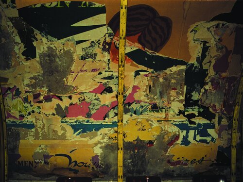 Paris Metro - 1989, Scraped Posters Barry Kootchin