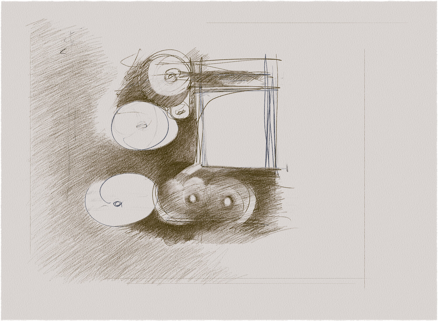 Still Life In Ink Barry Kootchin