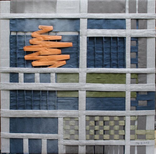 Blue City 3 von Marie-Ghislaine BEAUCE, Textil kaufen auf Singulart