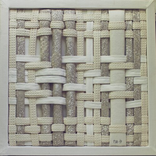 Rhapsody in White von Marie-Ghislaine BEAUCE, Textil kaufen auf Singulart
