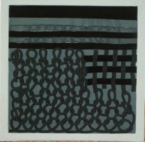 Rhapsody in Black de Marie-Ghislaine BEAUCE, Téxtil a la venta en Singulart