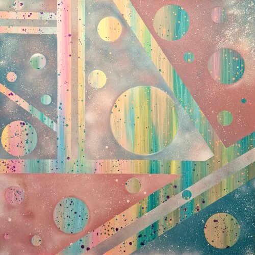 Lines and circles von Olya Enina, Malerei kaufen auf Singulart