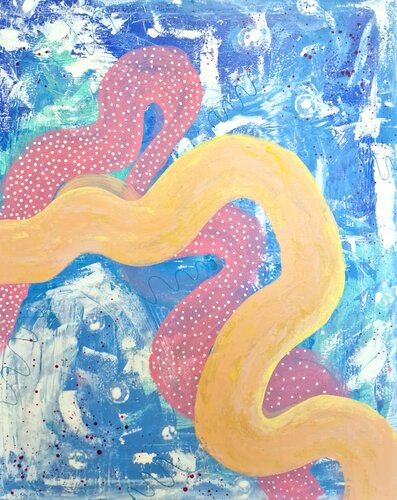 Flow van Olya Enina, Schilderij te koop op Singulart