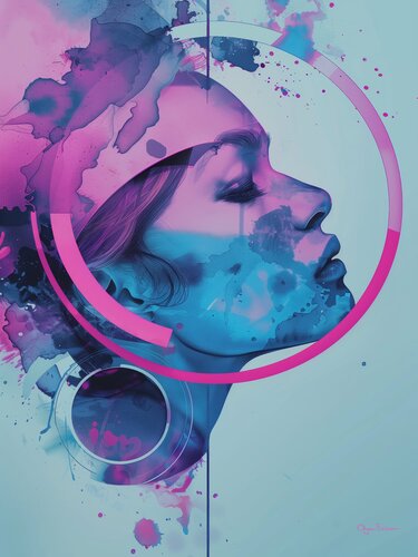 Inner Reflections di Olya Enina, Digitale in vendita su Singulart