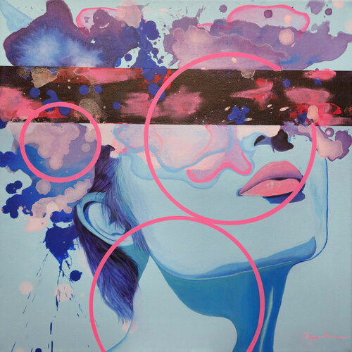 Veil of Vision par Olya Enina, Peinture en vente sur Singulart