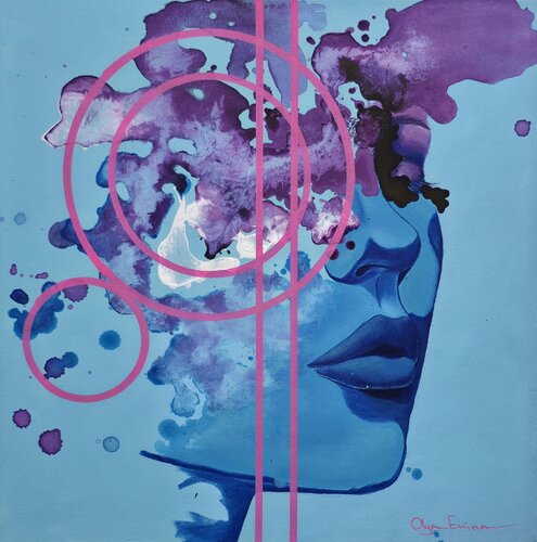 Thinking Is a Slow Sport by Olya Enina, 油畫 for Sale on Singulart
