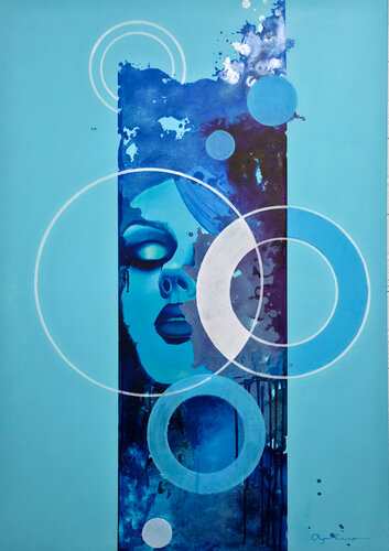 Brain Said No, Heart Said Maybe von Olya Enina, Malerei kaufen auf Singulart