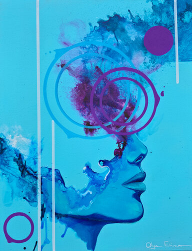 Just a Small Existential Crisis di Olya Enina, Pittura in vendita su Singulart