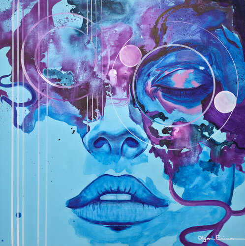 Blue Soul van Olya Enina, Schilderij te koop op Singulart